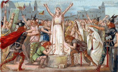 Sainte Genevieve, Attila