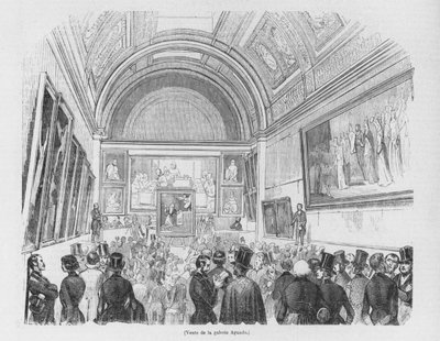 Aguado galerisinin satışı, 1843 by French School