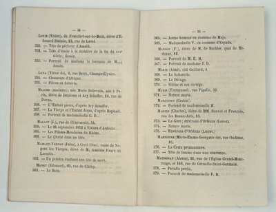 Salon des Refuses, Manets Le Bain (Dejeuner sur LHerbe) 1863 için katalog girişi by French School