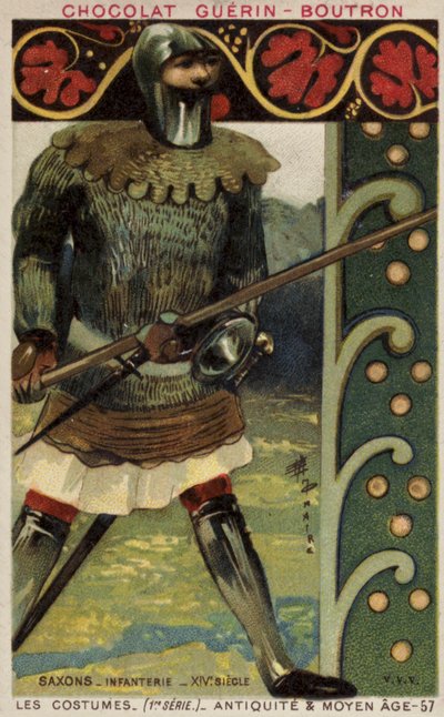 Sakson piyade, 14. yüzyıl by French School