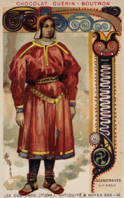 İskandinav kostümü, 12. yüzyıl by French School