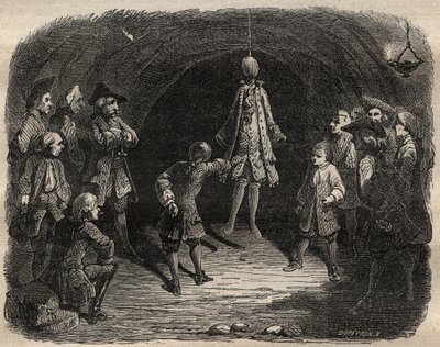Hırsızlar okulu Louis Dominique Garthausen dit Cartridge (1693-1721) tarafından Paris