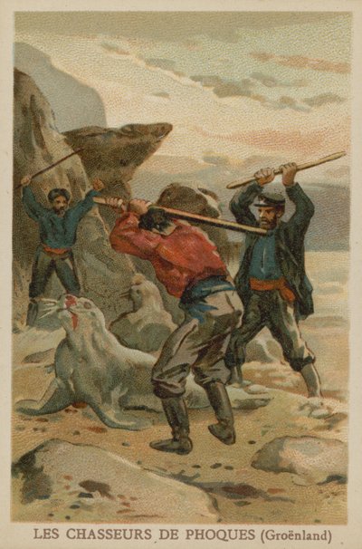 Fok avcıları (Grönland) by French School