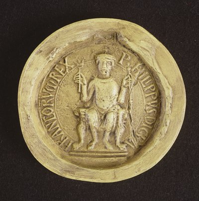Philippe I Mührü (1052-1108) 1082 (balmumu) by French School