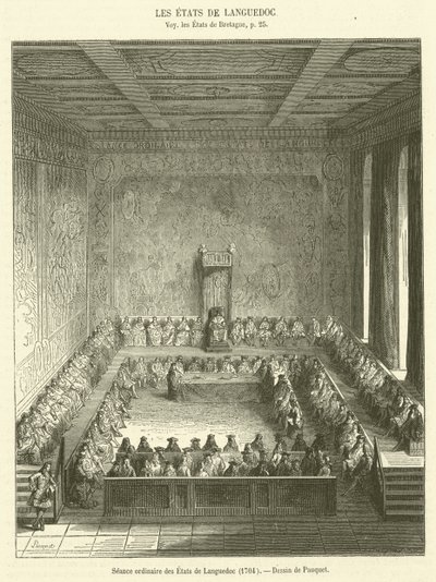 Languedoc Devletlerinin Olağan Oturumu by French School