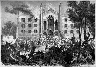 Ayrılık Savaşı veya Amerikan İç Savaşı (1861-1865) - New York - Temmuz 1863: zorunlu askerliğe muhalefet, isyanlar “Taslak İsyanları” sırasında New York