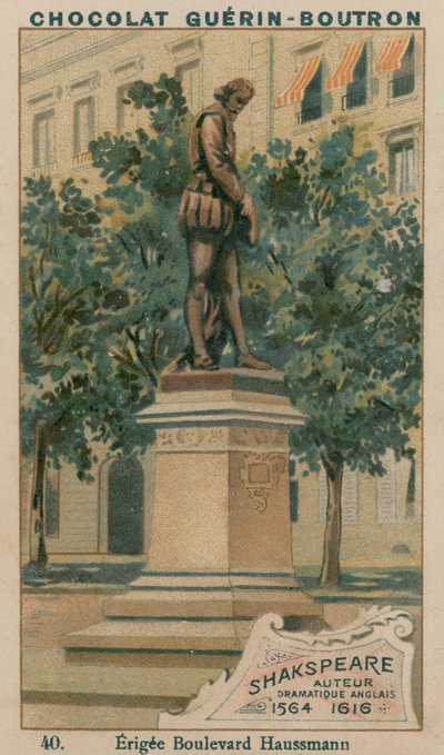 Shakespeare, Yazar, İngiliz Draması, 1564-1616, Erigee Boulevard Haussmann by French School