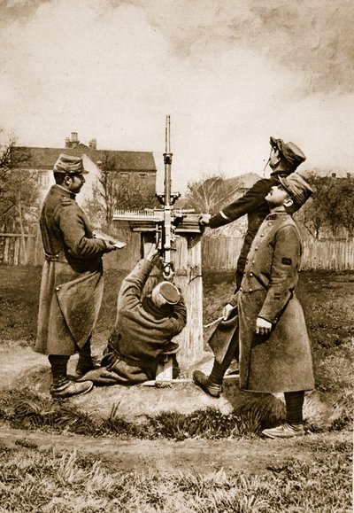 Bir düşman havacısını görmek, 1914-19 by French School