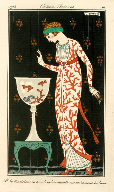 İpek Ev Elbisesi, Moda by French School