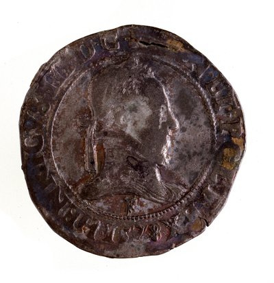 Gümüş fransız testoon (teston), Fransa Kralı III. Henry