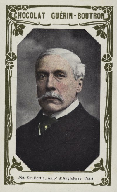 Sir Bertie, Ambassadeur dAngleterre, Paris (renkli fotoğraf) by French School