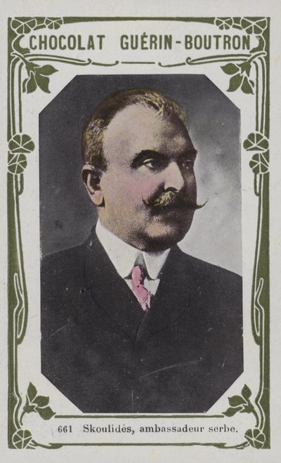 Skoulides, Sırp büyükelçisi (renkli fotoğraf) by French School
