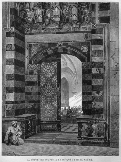 Çorbalar kapısı, cami Al Azhar, Kahire, LEgypte