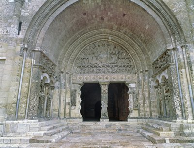 Güney Portal, inşa c.1115 by French School