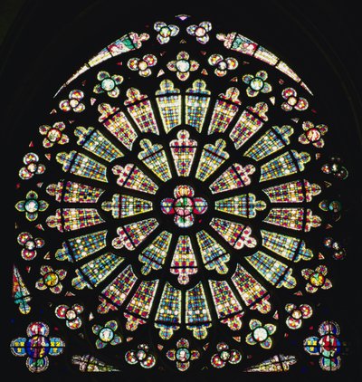 Güney gül penceresi, c.1320 by French School