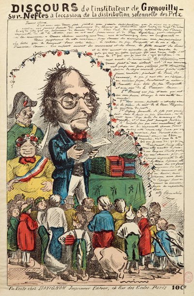 Grenouilly sur Nefles öğretmeninin ödül dağıtımı sırasında yaptığı konuşma by French School