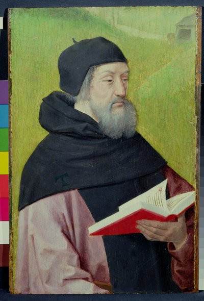 Aziz Anthony Başrahip (panel üzerine yağlıboya) by French School