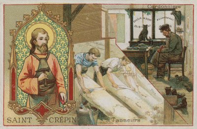 St Crispin, ayakkabıcılar ve tabakçılar by French School