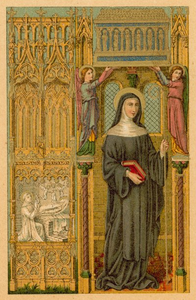 Sta Scholastica by French School