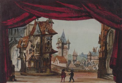 La Juive için sahne tasarımı, ilk kez 23 Şubat 1835