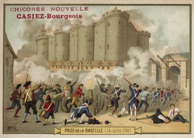 Bastille Fırtınası, Paris, 14 Temmuz 1789 by French School