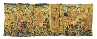 Strasbourg mitolojik goblen parçası, c.1470-90 by French School