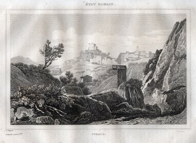 Subiaco Lazio Roma Metropolitan Şehri