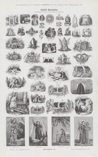 Dini Konular (gravür) by French School