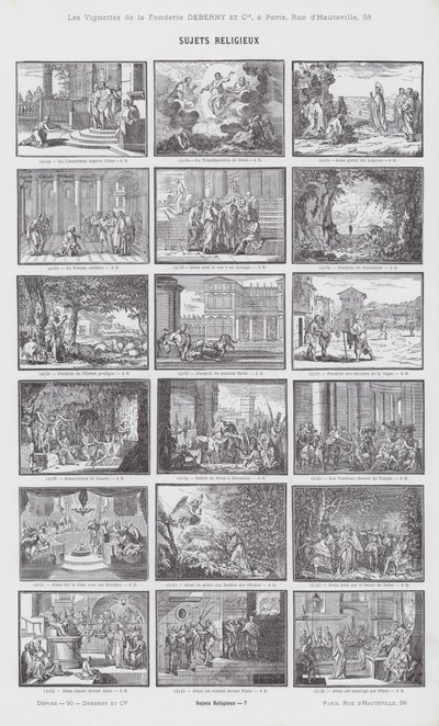 Dini Konular (gravür) by French School