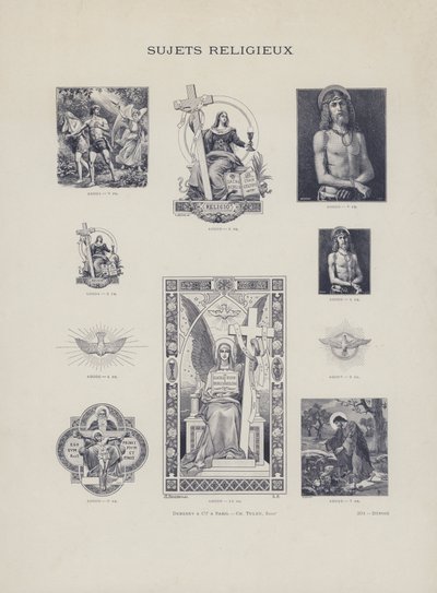Dini Konular (gravür) by French School