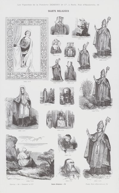 Dini Konular (gravür) by French School