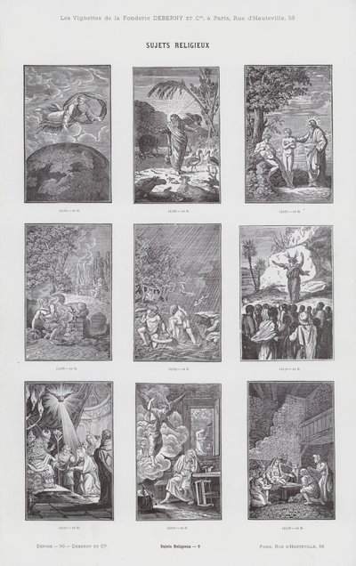 Dini Konular (gravür) by French School
