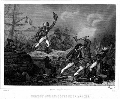 Surcouf on the Channel Coast - "History of Pirates and Corsairs of the Ocean and the Mediterranean", P. Christion, Paris, D. Cavaillés ed. by French School