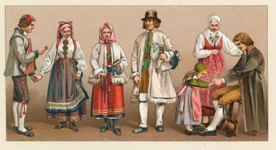 İsveç ve Norveç Kostümü by French School