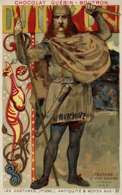 İsveç Viking kostümü, 6. Yüzyıl by French School