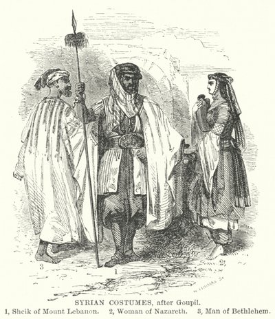 Suriye Kostümleri (gravür) by French School