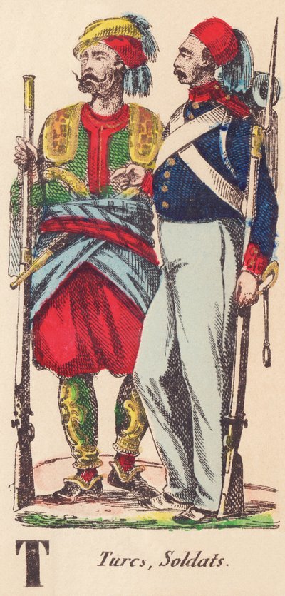 T: Türkler, Askerler by French School