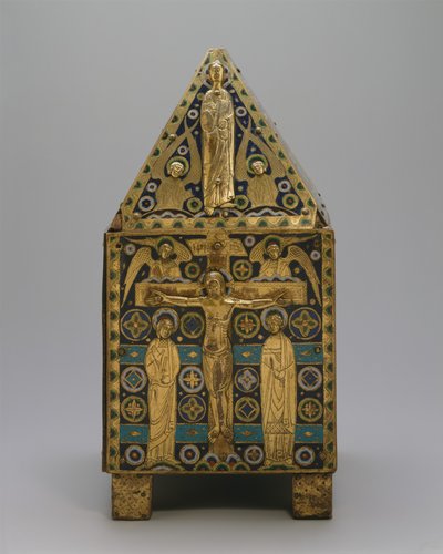 Tabernacle (bakır ve champleve emaye) by French School