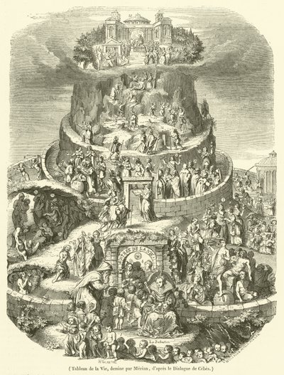 Hayat Tablosu (gravür) by French School