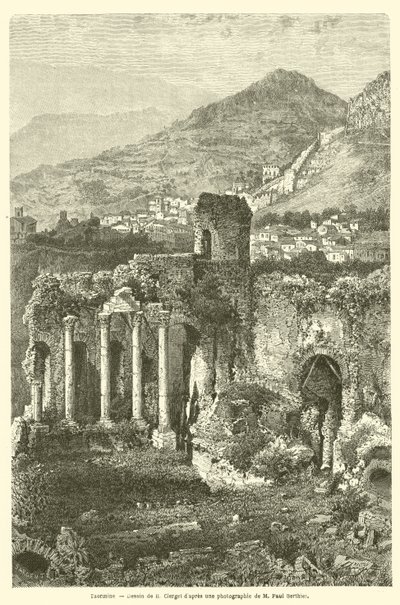 Taormin (gravür) by French School