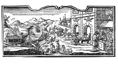 Şarap ve Alkollü İçkiler Şehri Girişindeki Vergi Dairesi, 22 Mart 1707 tarihli Danıştay Kararnamesi, Paris Devlet Konseyi Sicil Kayıtlarından, 1739 (detay) (bkz. by French School