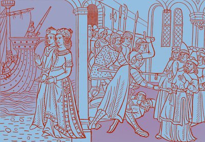 "Helen'in Kaçırılması" by French School