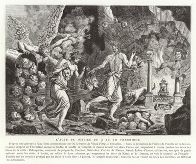 9-10 Thermidor Adalet Yasası (27-28 Temmuz 1794) by French School