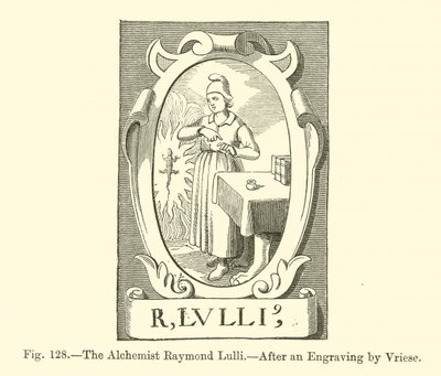 Simyacı Raymond Lulli (gravür) by French School