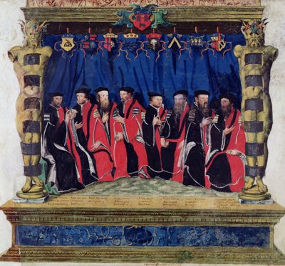 Toulouse Aldermen, 1554-55 by French School