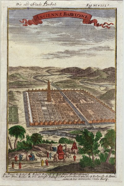 Babil Antik Kenti, Alain Manesson Mallet (1630-1706) tarafından yayınlanan Description de l