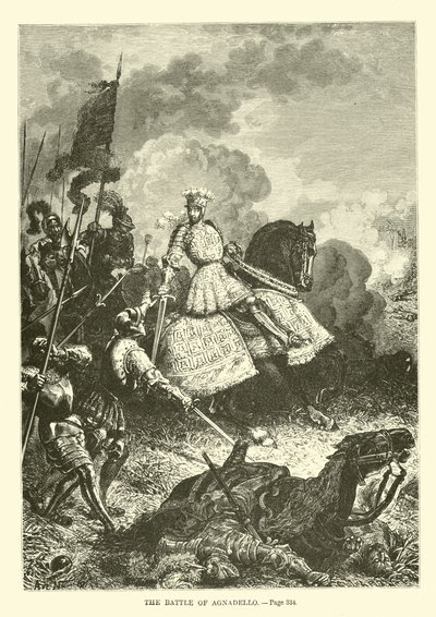 Agnadello Savaşı by French School