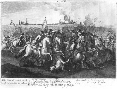 Fontenoy Savaşı, 11 Mayıs 1745 by French School