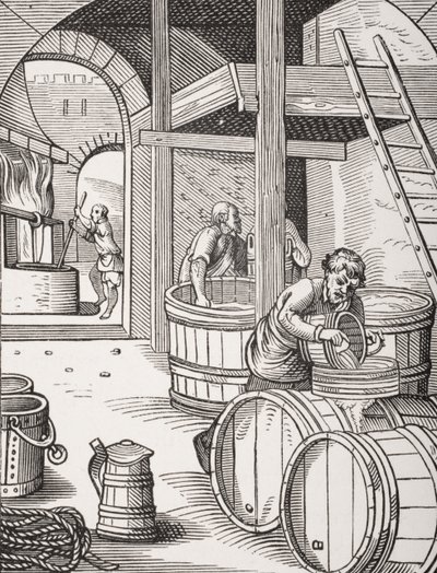 Brewer, Jost Amman (1539-91) tarafından Paul Lacroix (1806-84) tarafından 