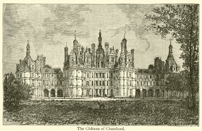 Chambord Şatosu (gravür) by French School